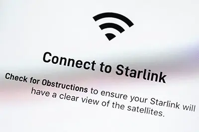 Starlink homepage