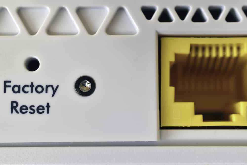 A factory reset button.
