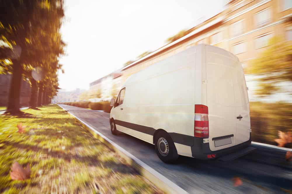 A Courier Van.