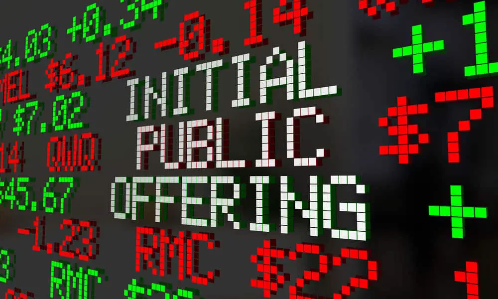 Initial Public Offering IPO Stock Market.