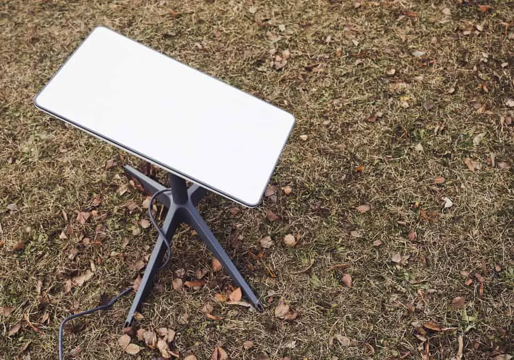 Starlink Square antenna.