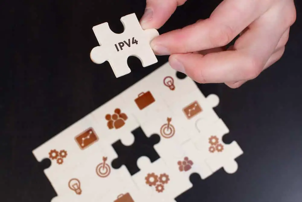 IPv4 Concept. 