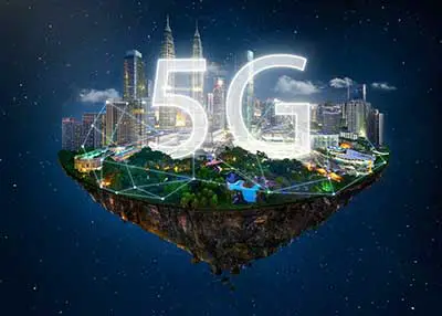 5G network concept.