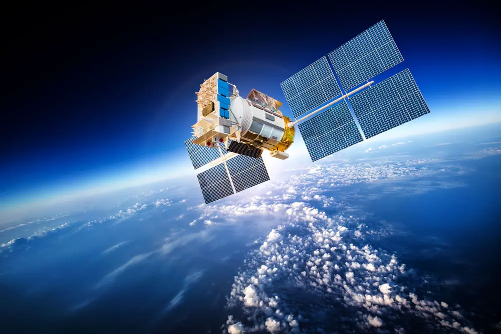 Space Satellites in the constellation