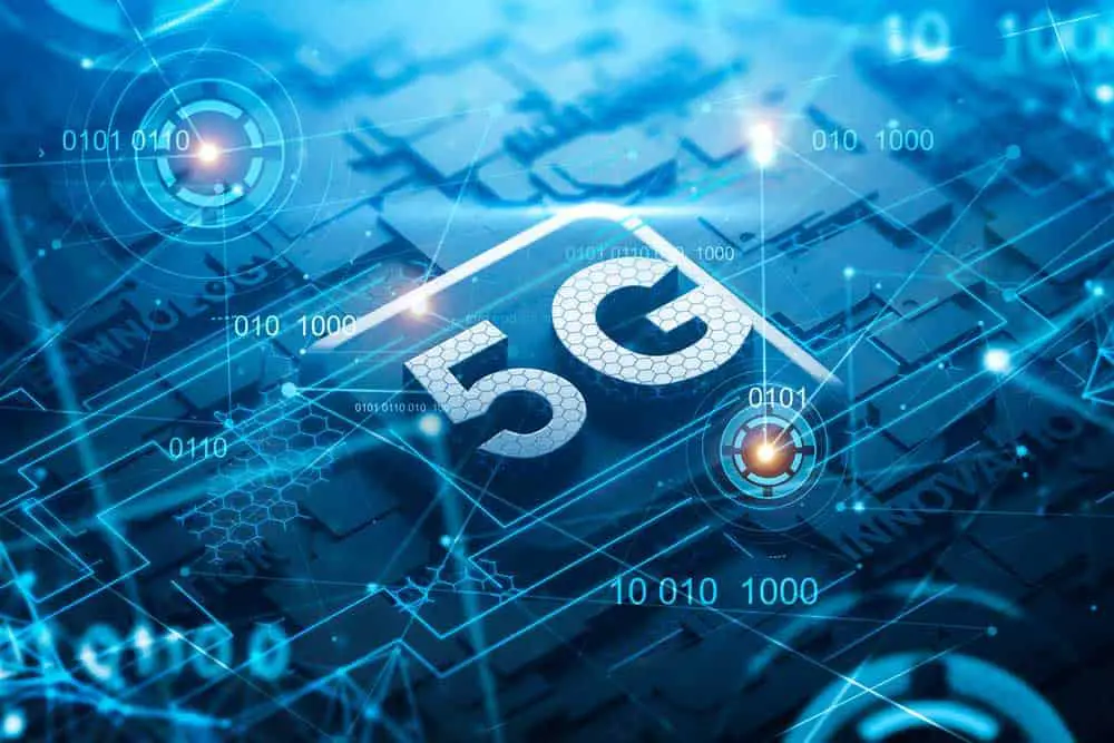 5G Internet Concept.