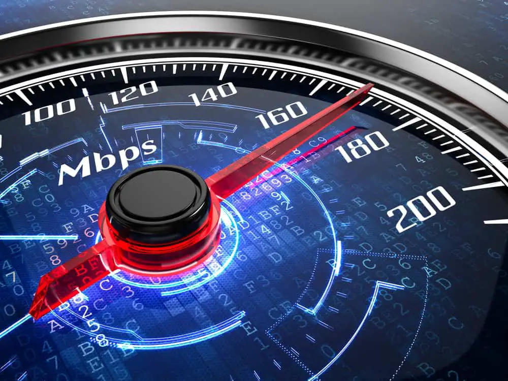 Internet Speed Meter Concept. 
