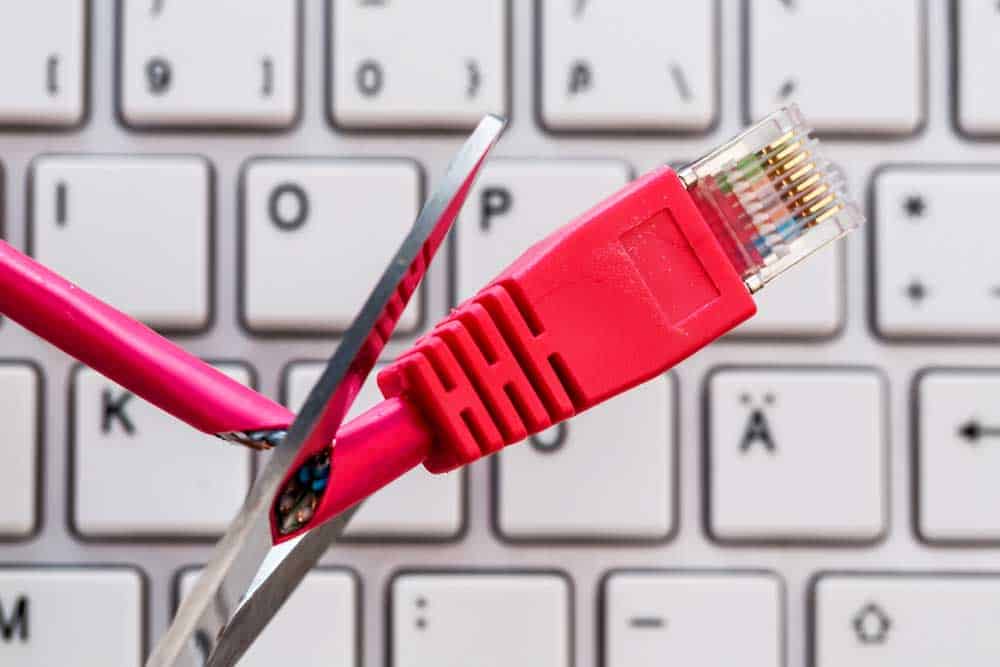 faulty network cable