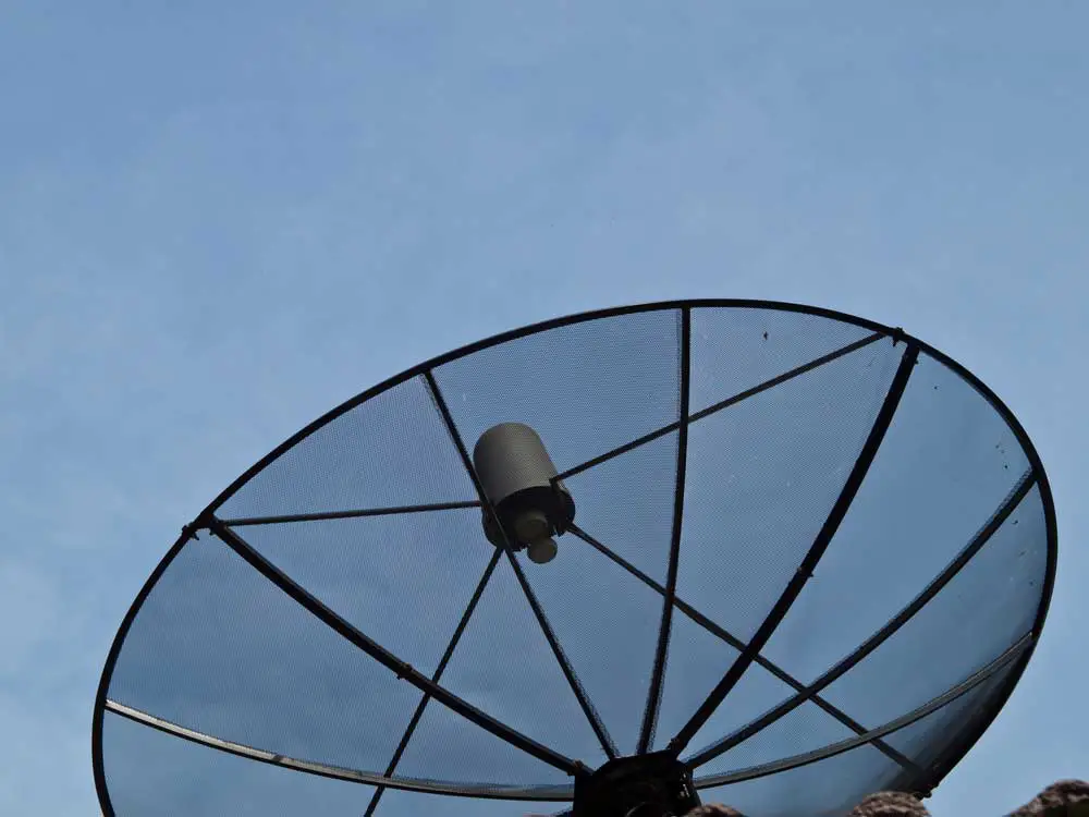 A satellite dish.