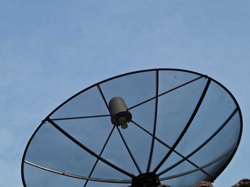 A satellite dish.