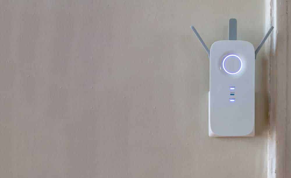 A wireless WiFi Extender. 