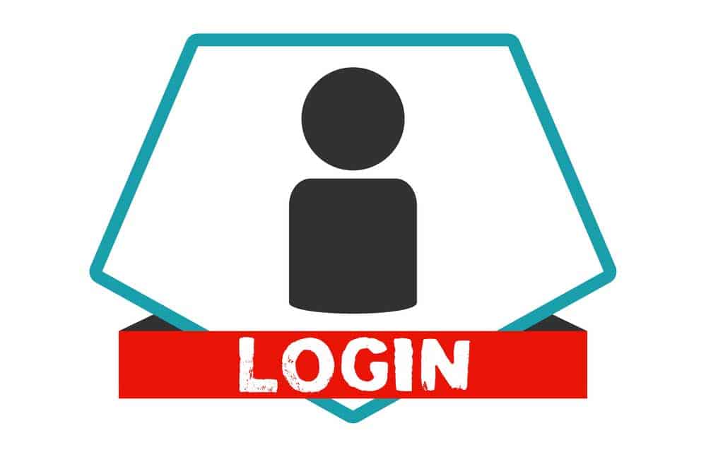 Login button.
