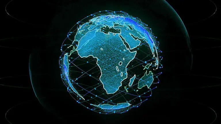 Global satellite internet coverage