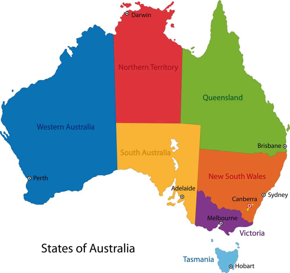 Australia map