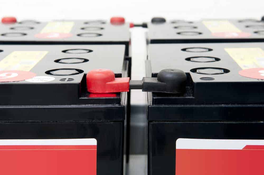 DC batteries.