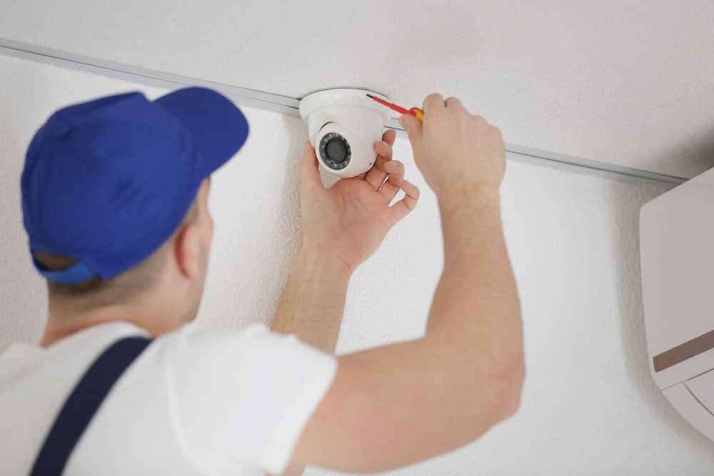Security camera installation