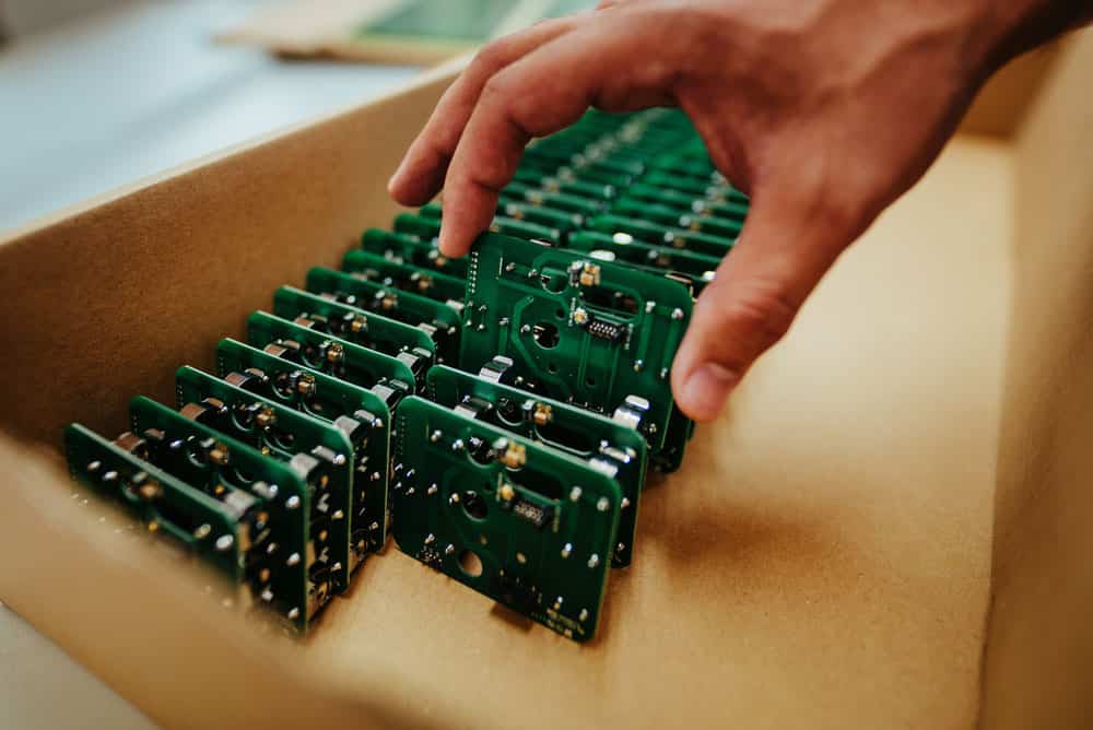 Microchip production.