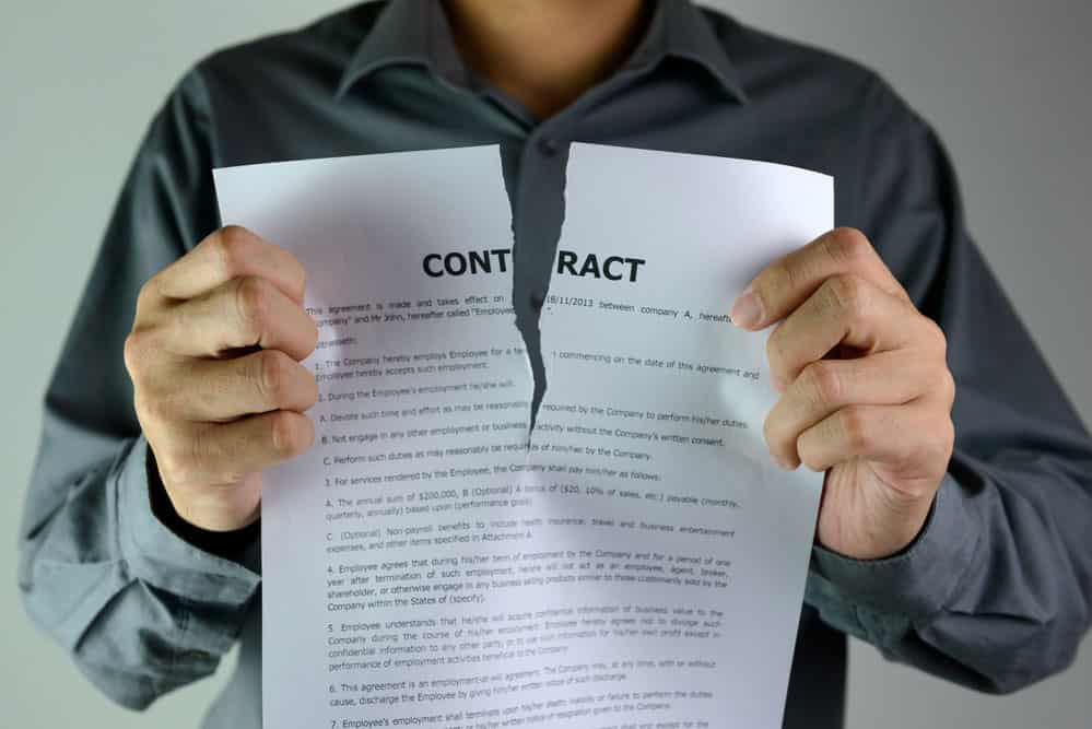 You must terminate the contract before transfer.