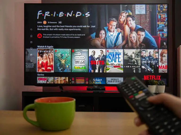 Netflix Display on TV