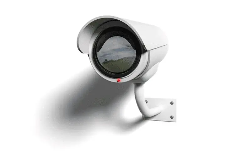Security cam lighting red