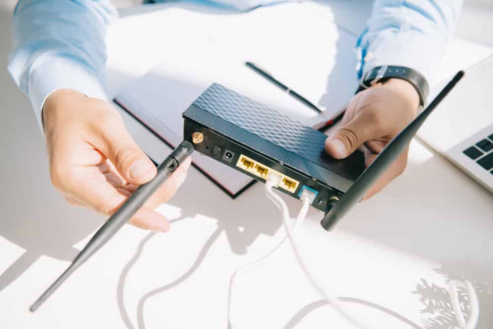 Checking a WiFi router