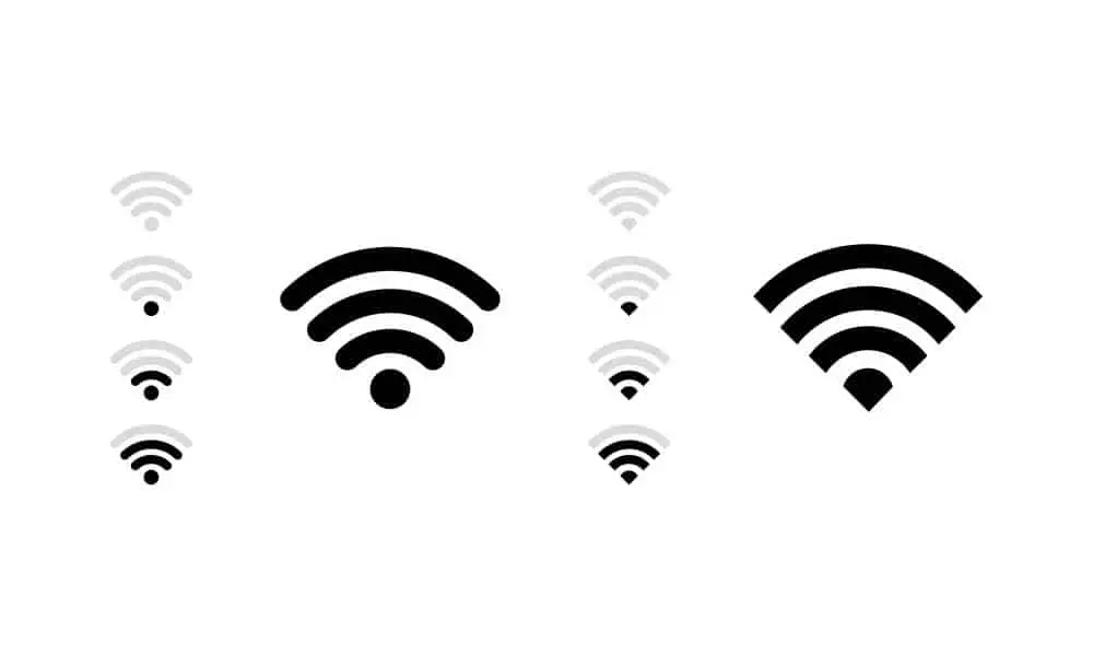 Illustrating WiFi strengths. 