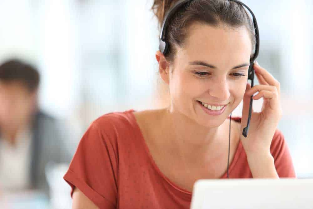 Photo of customer support staff