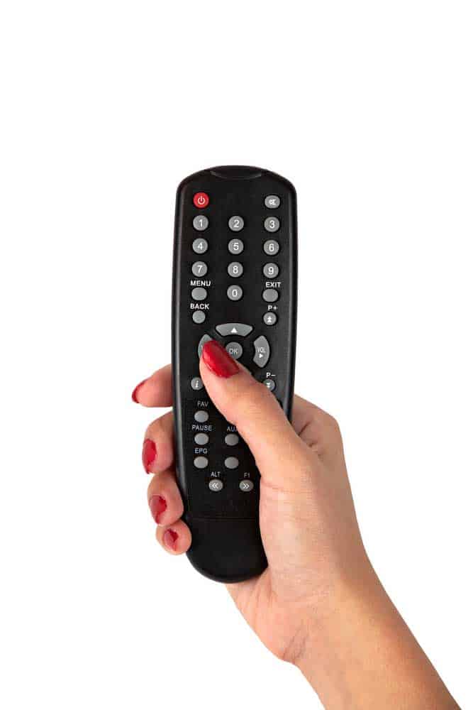 Using a remote controller.