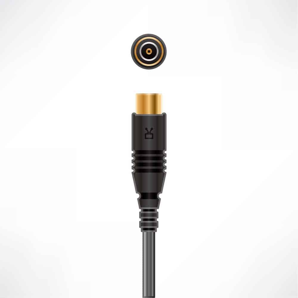 Black coaxial cable