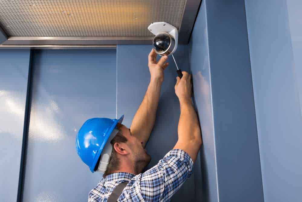 Surveillance camera installation