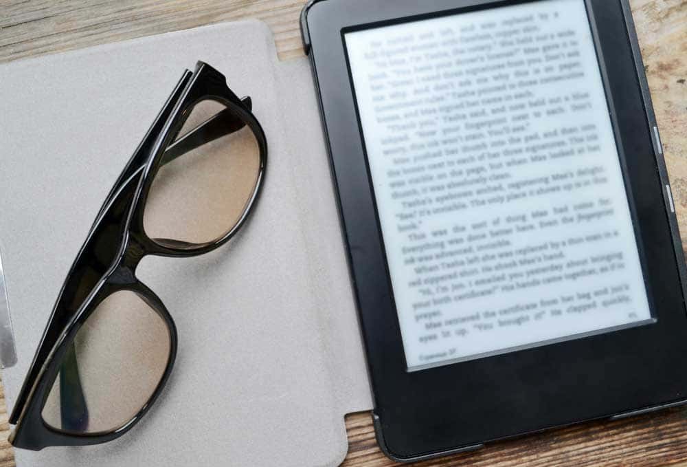 Reading on Kindle.